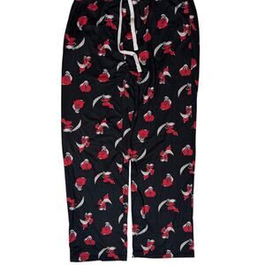 Lululama black red santa